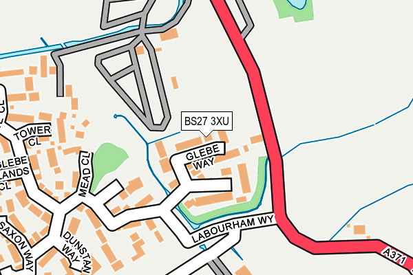 BS27 3XU map - OS OpenMap – Local (Ordnance Survey)
