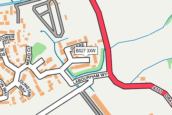 BS27 3XW map - OS OpenMap – Local (Ordnance Survey)