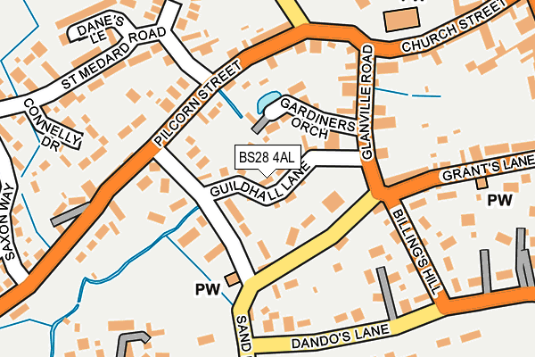BS28 4AL map - OS OpenMap – Local (Ordnance Survey)