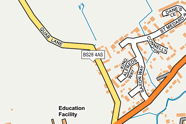 BS28 4AS map - OS OpenMap – Local (Ordnance Survey)