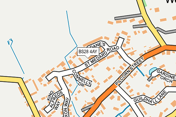 BS28 4AY map - OS OpenMap – Local (Ordnance Survey)