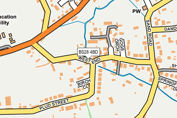 BS28 4BD map - OS OpenMap – Local (Ordnance Survey)