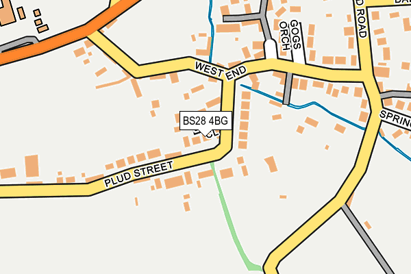 BS28 4BG map - OS OpenMap – Local (Ordnance Survey)