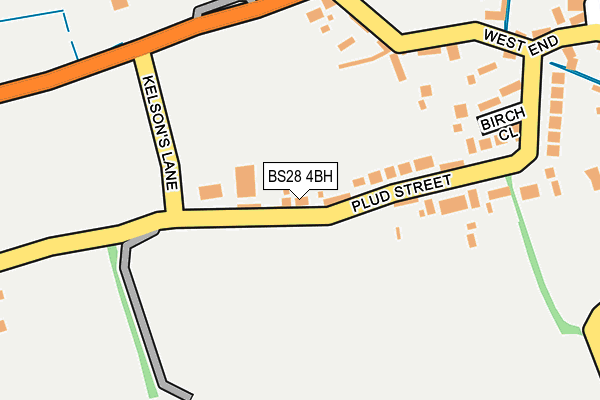 BS28 4BH map - OS OpenMap – Local (Ordnance Survey)