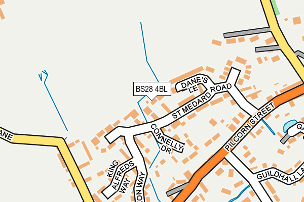 BS28 4BL map - OS OpenMap – Local (Ordnance Survey)
