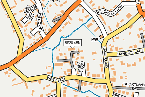 BS28 4BN map - OS OpenMap – Local (Ordnance Survey)