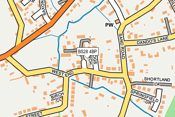 BS28 4BP map - OS OpenMap – Local (Ordnance Survey)