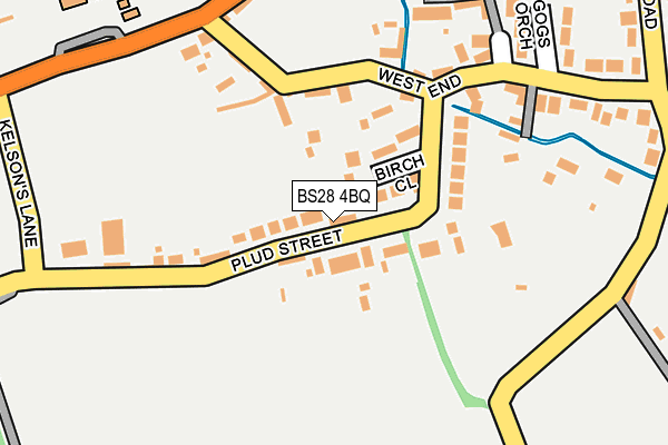 BS28 4BQ map - OS OpenMap – Local (Ordnance Survey)