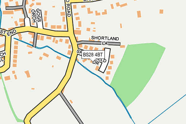 BS28 4BT map - OS OpenMap – Local (Ordnance Survey)