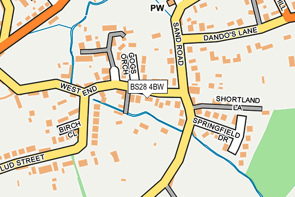 BS28 4BW map - OS OpenMap – Local (Ordnance Survey)