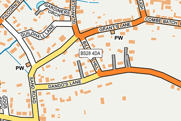 BS28 4DA map - OS OpenMap – Local (Ordnance Survey)