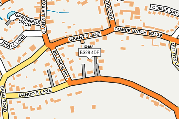 BS28 4DF map - OS OpenMap – Local (Ordnance Survey)