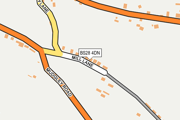 BS28 4DN map - OS OpenMap – Local (Ordnance Survey)