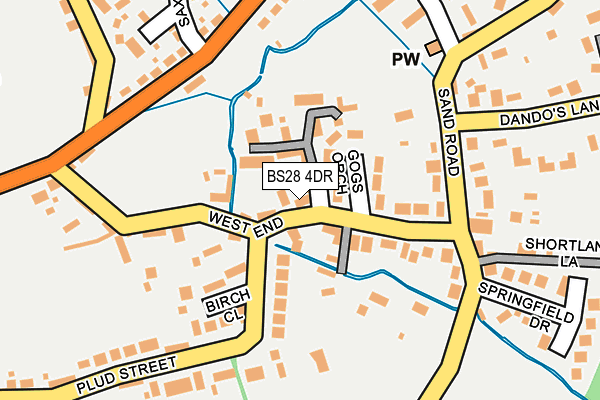 BS28 4DR map - OS OpenMap – Local (Ordnance Survey)