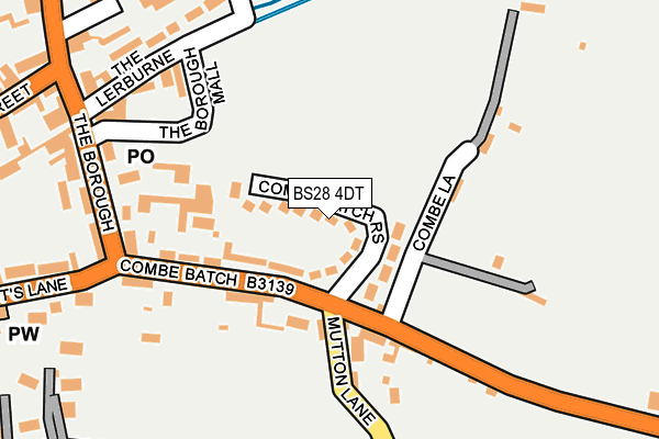 BS28 4DT map - OS OpenMap – Local (Ordnance Survey)