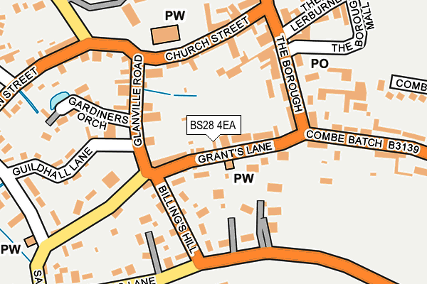 BS28 4EA map - OS OpenMap – Local (Ordnance Survey)