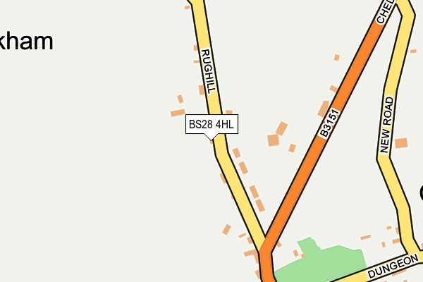 BS28 4HL map - OS OpenMap – Local (Ordnance Survey)