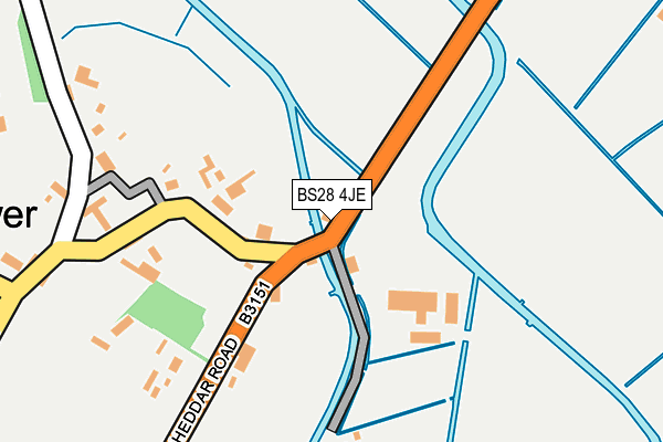 BS28 4JE map - OS OpenMap – Local (Ordnance Survey)