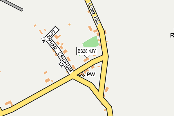 BS28 4JY map - OS OpenMap – Local (Ordnance Survey)