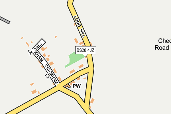 BS28 4JZ map - OS OpenMap – Local (Ordnance Survey)