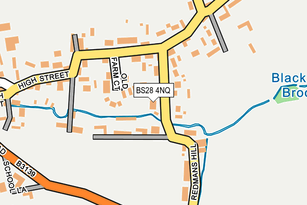 BS28 4NQ map - OS OpenMap – Local (Ordnance Survey)