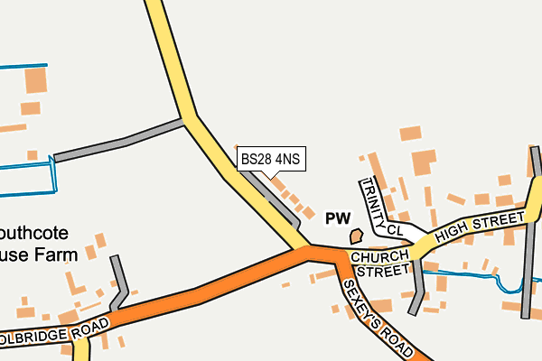 BS28 4NS map - OS OpenMap – Local (Ordnance Survey)