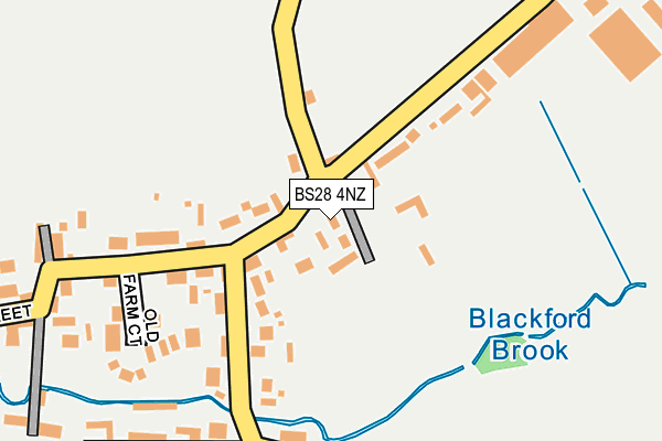 BS28 4NZ map - OS OpenMap – Local (Ordnance Survey)