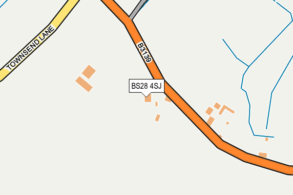 BS28 4SJ map - OS OpenMap – Local (Ordnance Survey)