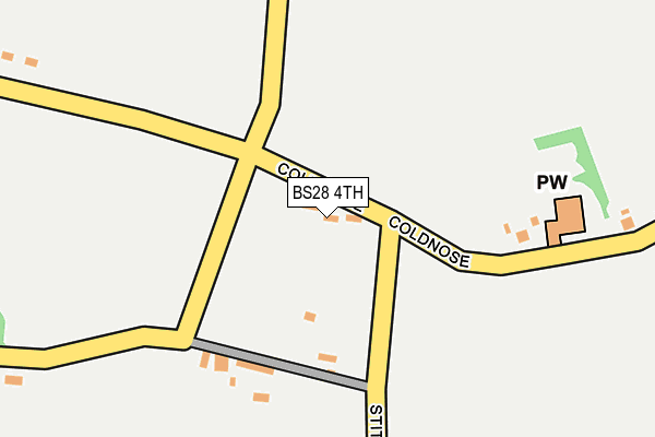 BS28 4TH map - OS OpenMap – Local (Ordnance Survey)