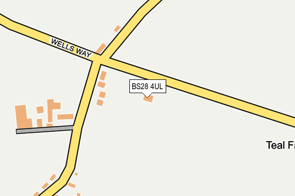 BS28 4UL map - OS OpenMap – Local (Ordnance Survey)