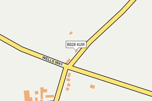 BS28 4UW map - OS OpenMap – Local (Ordnance Survey)