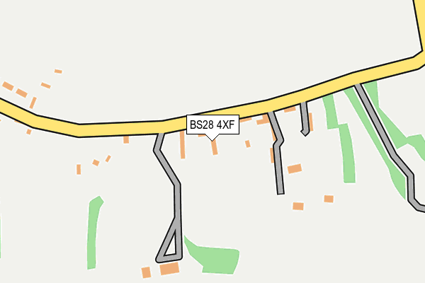 BS28 4XF map - OS OpenMap – Local (Ordnance Survey)