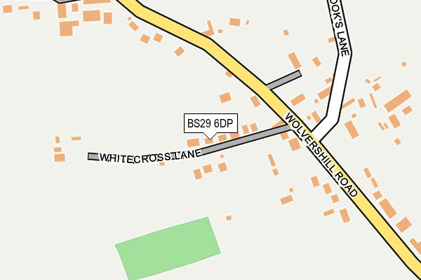 BS29 6DP map - OS OpenMap – Local (Ordnance Survey)