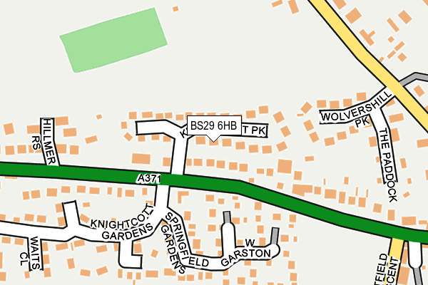 BS29 6HB map - OS OpenMap – Local (Ordnance Survey)