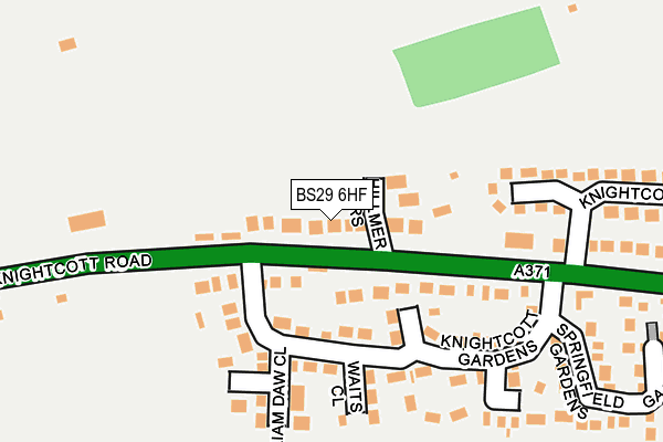 BS29 6HF map - OS OpenMap – Local (Ordnance Survey)