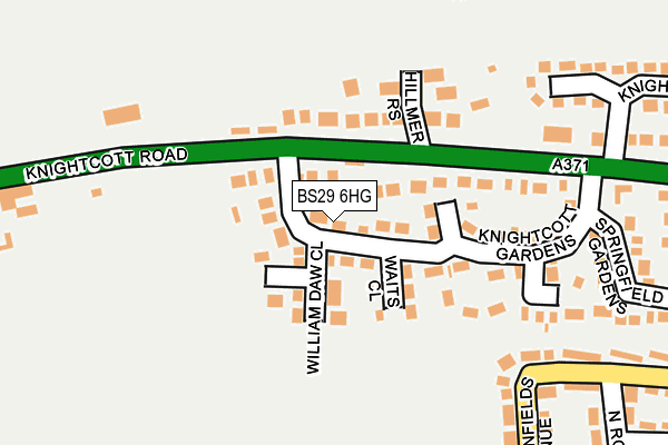BS29 6HG map - OS OpenMap – Local (Ordnance Survey)