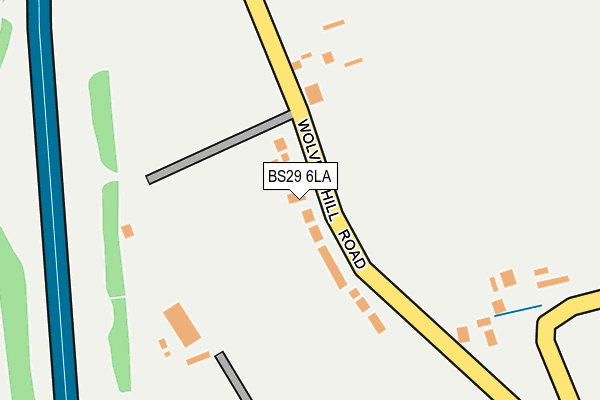 BS29 6LA map - OS OpenMap – Local (Ordnance Survey)