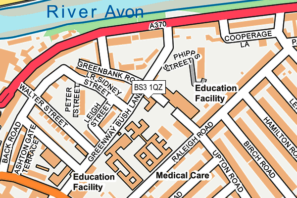 BS3 1QZ map - OS OpenMap – Local (Ordnance Survey)