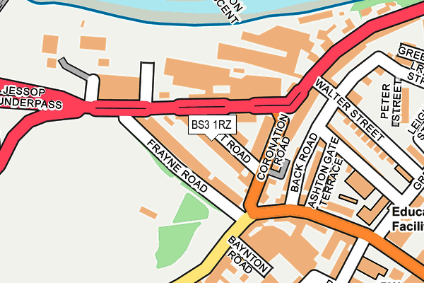 BS3 1RZ map - OS OpenMap – Local (Ordnance Survey)