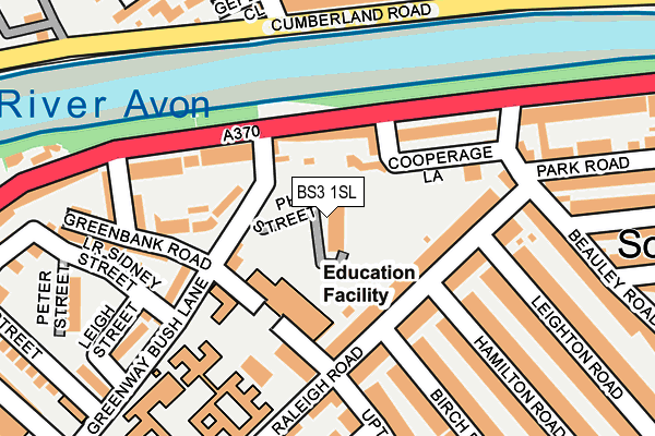 BS3 1SL map - OS OpenMap – Local (Ordnance Survey)