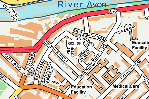 BS3 1SP map - OS OpenMap – Local (Ordnance Survey)