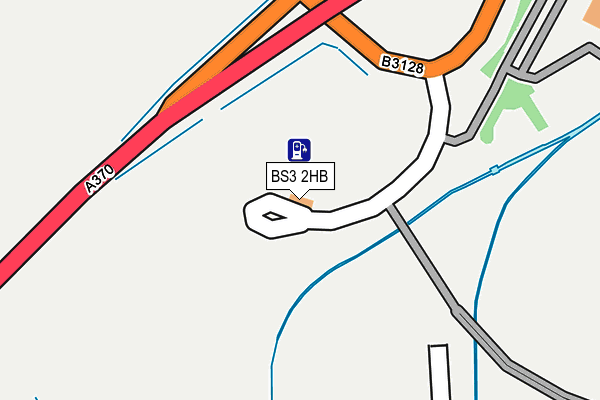 BS3 2HB map - OS OpenMap – Local (Ordnance Survey)