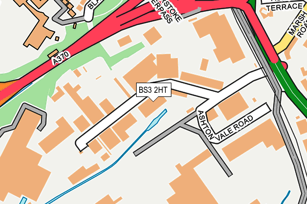 BS3 2HT map - OS OpenMap – Local (Ordnance Survey)