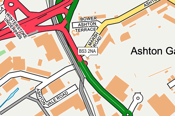 Map of BRISTOL BOXING LIMITED at local scale