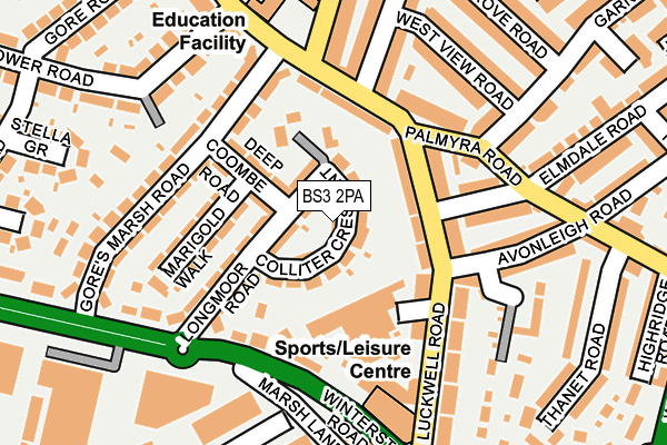 Map of THE BRISTOL SIGN COMPANY LTD at local scale