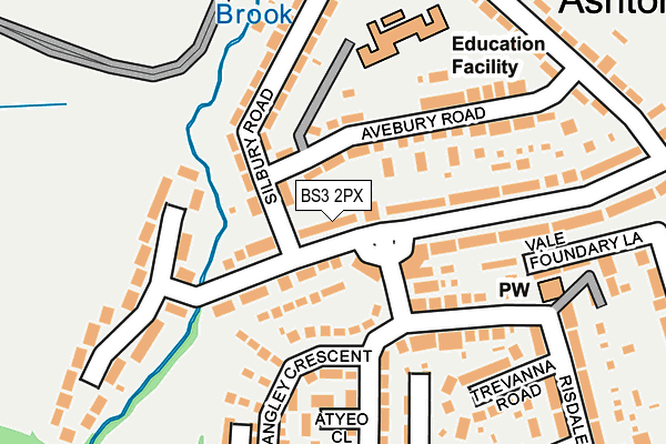 BS3 2PX map - OS OpenMap – Local (Ordnance Survey)