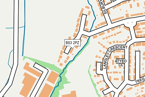 BS3 2PZ map - OS OpenMap – Local (Ordnance Survey)