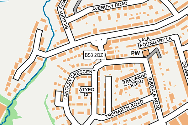 BS3 2QZ map - OS OpenMap – Local (Ordnance Survey)