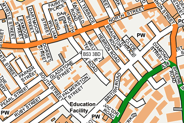 Map of THE PRINT CO. (WEST) LIMITED at local scale