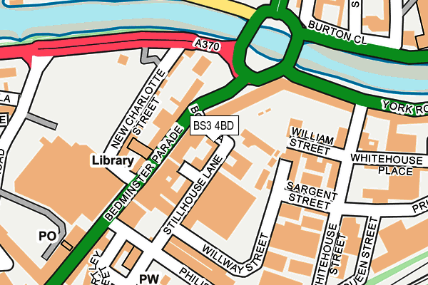 BS3 4BD map - OS OpenMap – Local (Ordnance Survey)